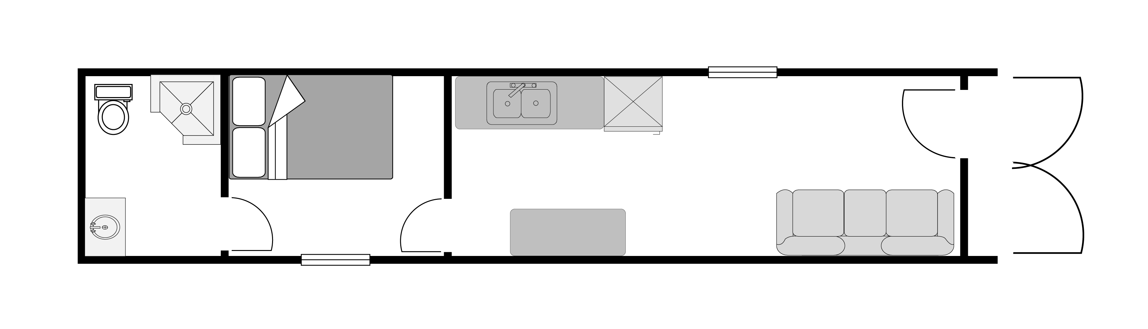 container home floor plan